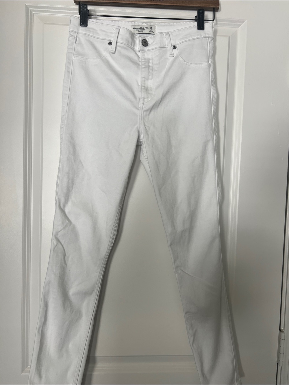Women’s White High Rise Jean Leggings